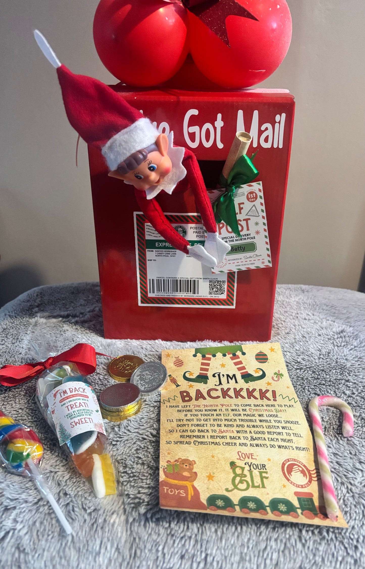 Elf Arrival Post Box