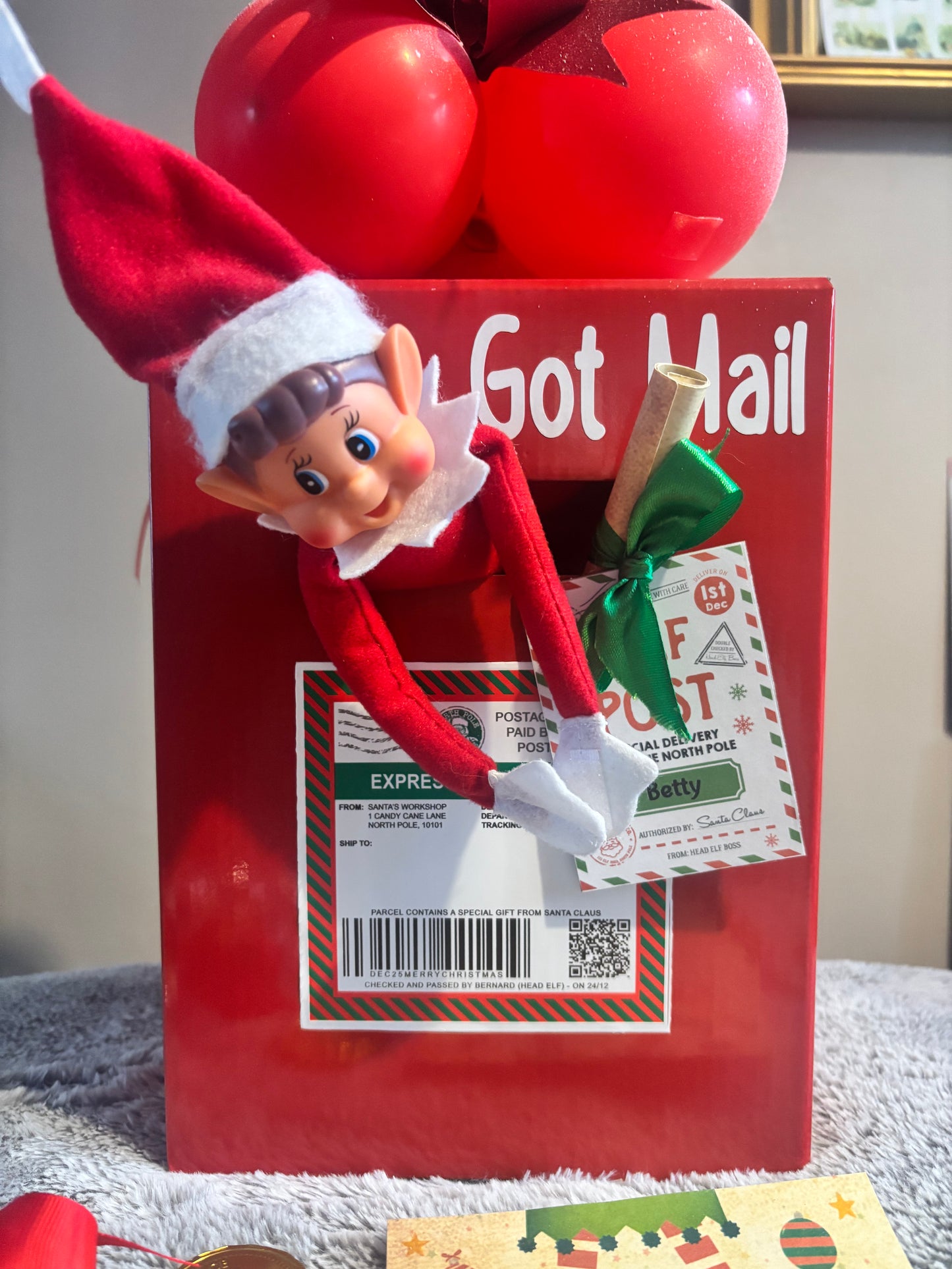 Elf Arrival Post Box