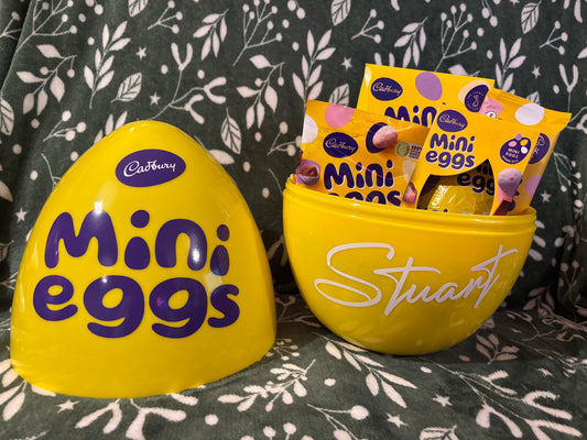 14" Yellow Egg WITH CHOCOLATE