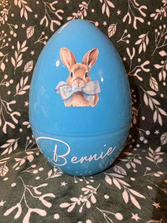 14" Blue Egg EMPTY